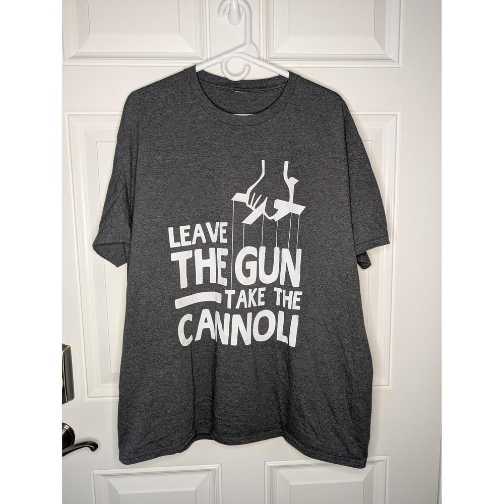 Godfather Take The Cannoli Puppet Strings Mens Large Movie Short Sleeve T Shirt